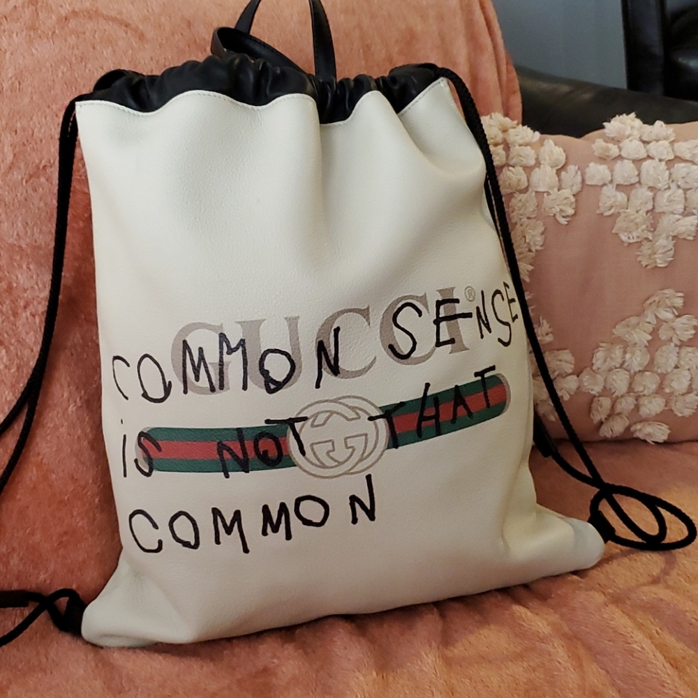 Unique Gucci leather tote bag